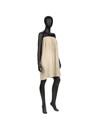 Peleryna frotte kremowa nr 44 