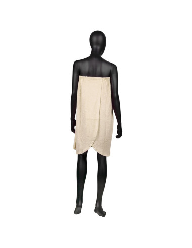 Peleryna frotte kremowa nr 44 