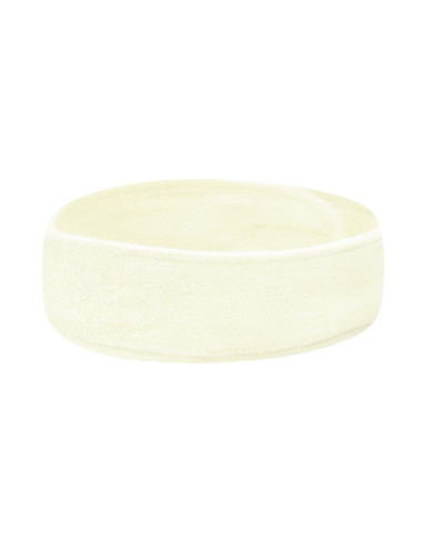 Opaska frotte kremowa 