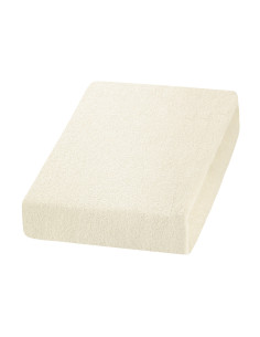 Cream terry cloth sheet