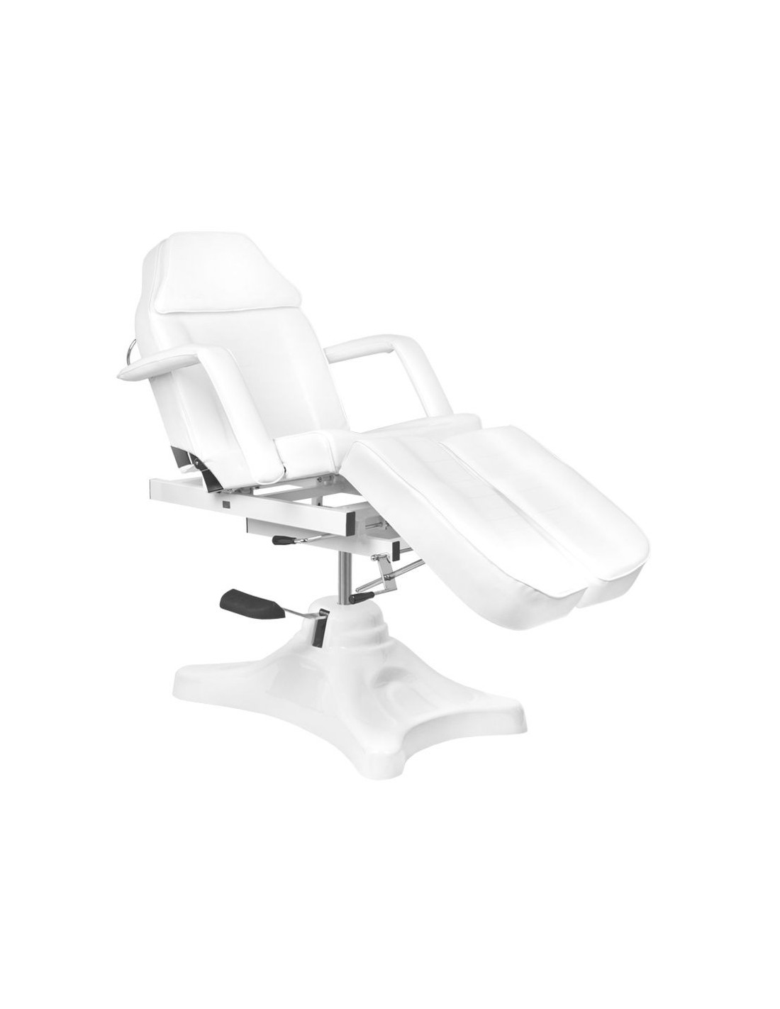 Fotel kosmetyczny hyd. A 234C pedi biały 