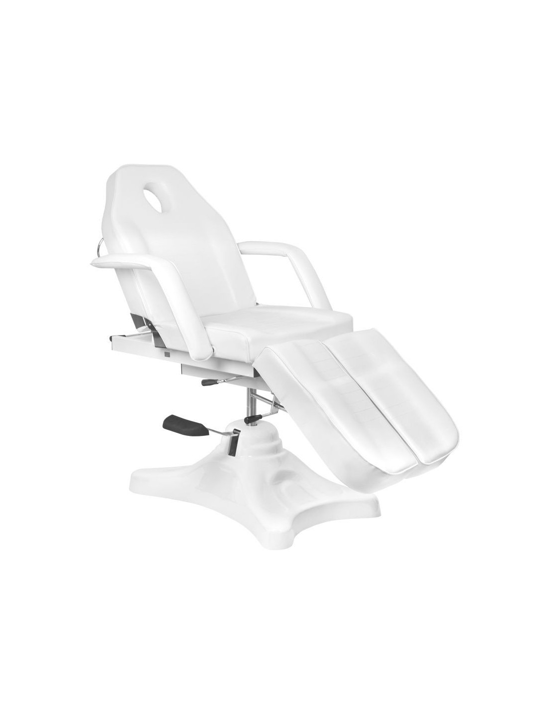 Fotel kosmetyczny hyd. A 234C pedi biały 