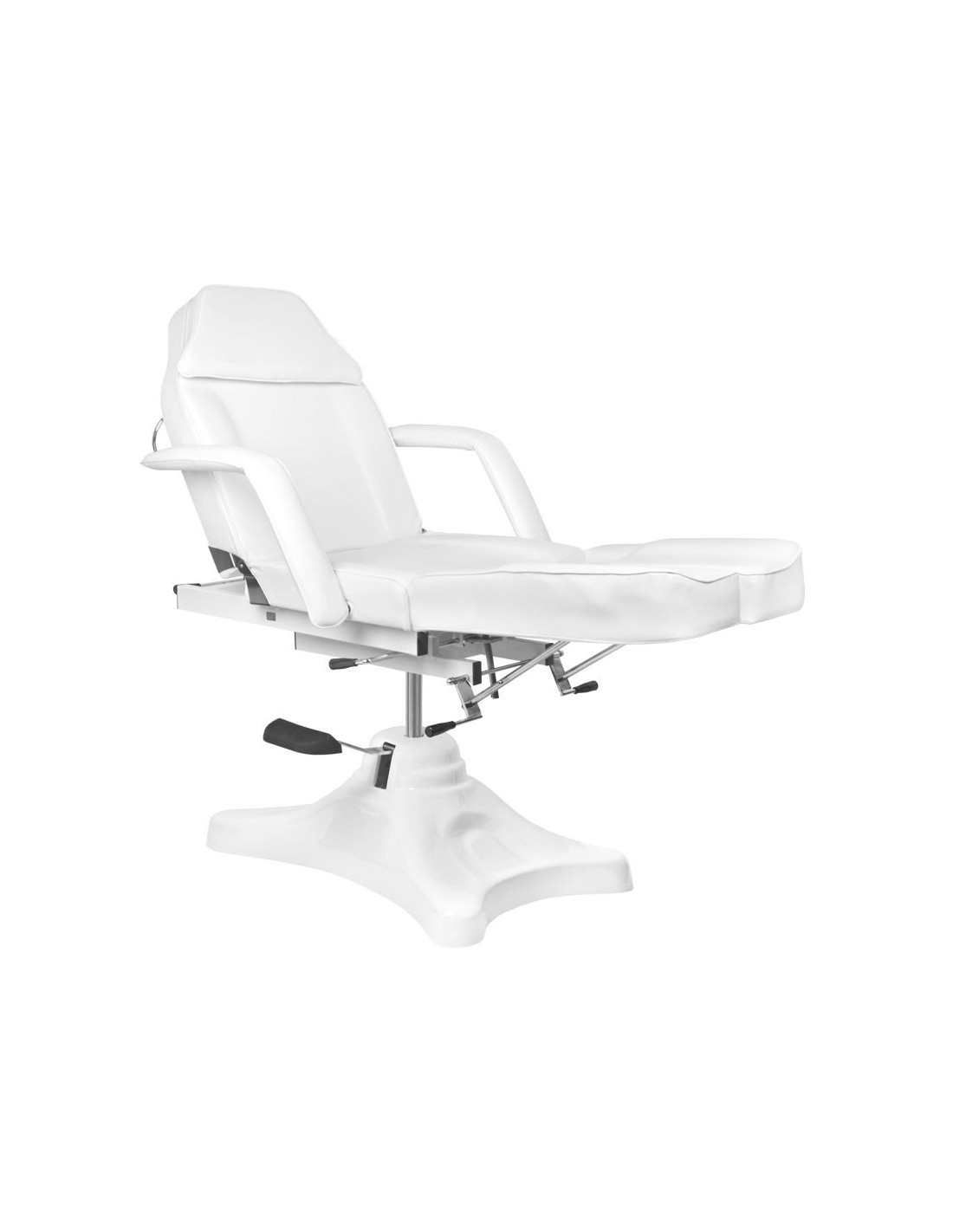 Fotel kosmetyczny hyd. A 234C pedi biały 