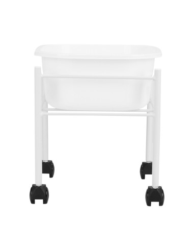 Brodzik do pedicure biały prosty 