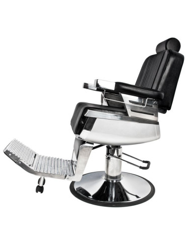 Fauteuil Barbier Steel Vintage Pro – Style Industriel & Solidité Inox 