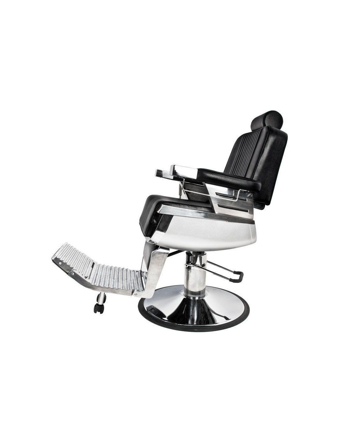 Steel Vintage Pro Barber chair – Industrial Style & Stainless Steel Strength 