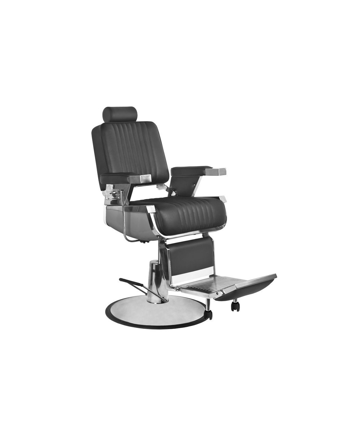 Steel Vintage Pro Barber chair – Industrial Style & Stainless Steel Strength 