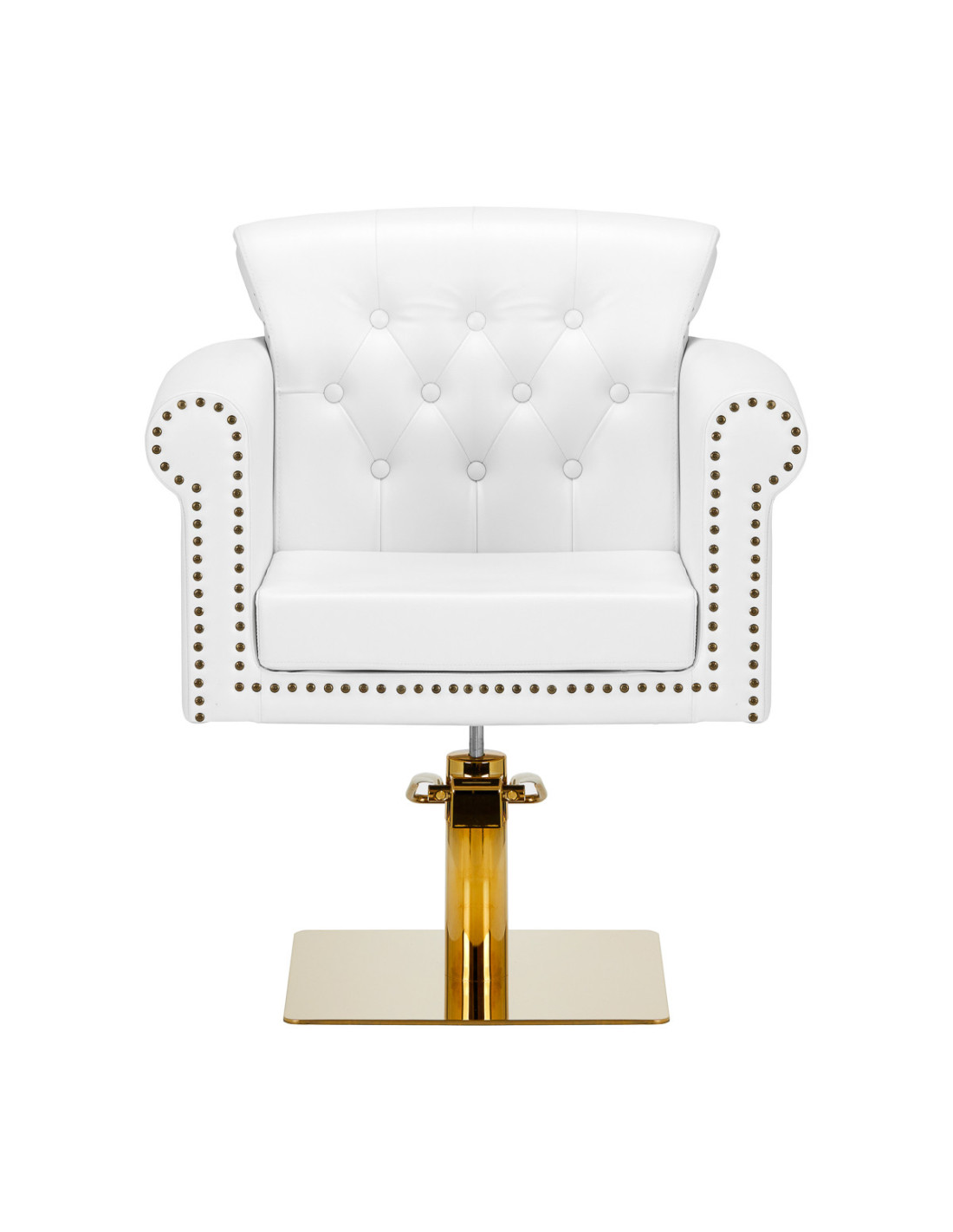  Chaise de coiffure gabbiano berlin, or et blanc 