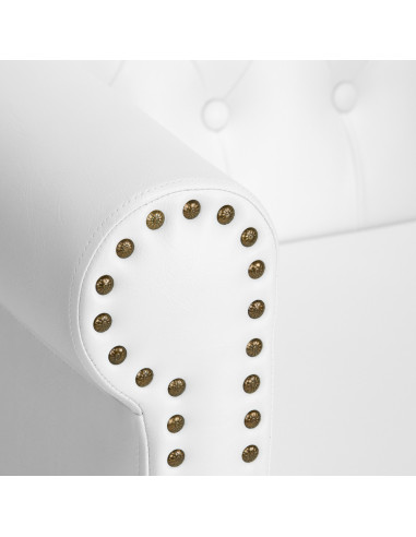 Gabbiano Berlin hairdressing chair, gold and white {attributes}