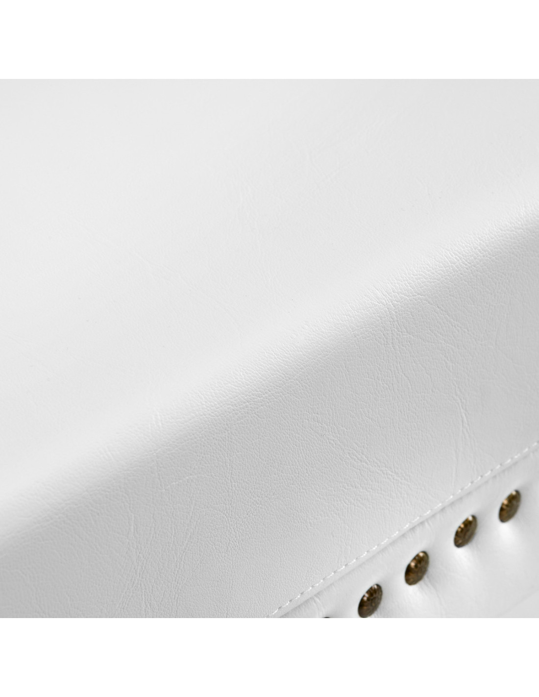 Gabbiano Berlin hairdressing chair, gold and white {attributes}