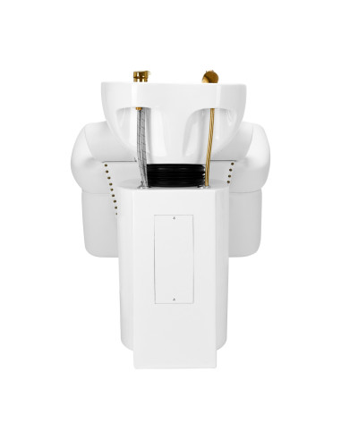 Bac a Shampoing Bac à Shampoing coiffure berlin Or Blanc 