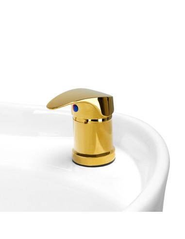 Gabbiano myjnia fryzjerska Berlin złoto białe 