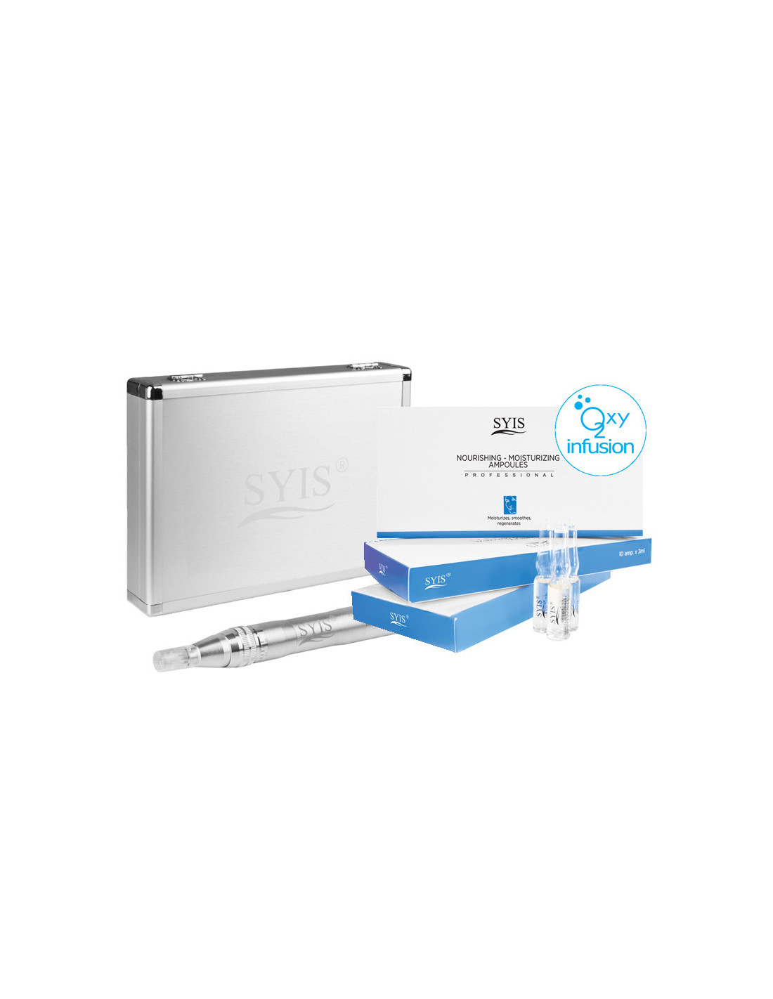 Syis - Microneedle Pen 05 silver + kosmetyki Syis 