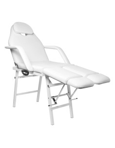 Chaise cosmétique pliante p270 pedi, blanche
