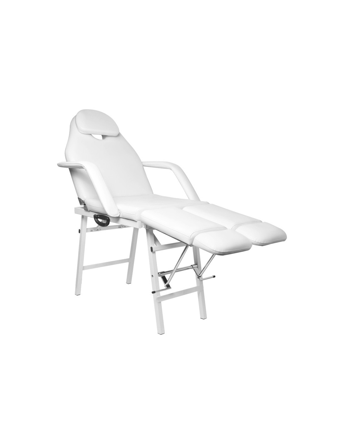 Fotel kosmetyczny składany P270 pedi biały 