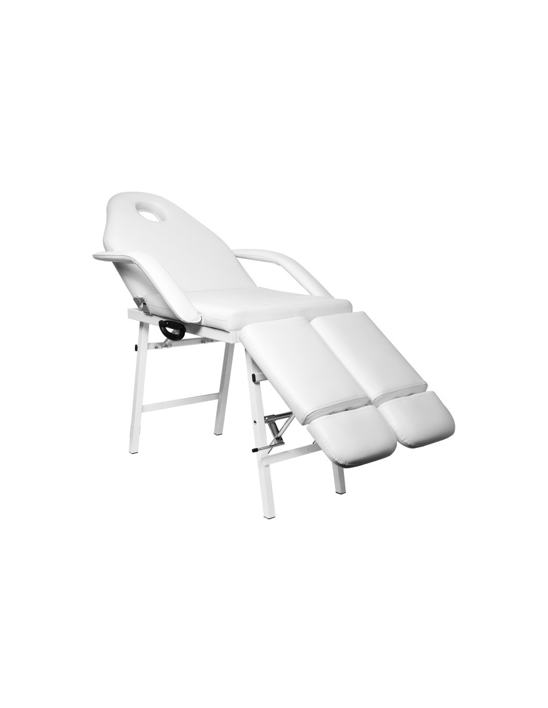 Fotel kosmetyczny składany P270 pedi biały 