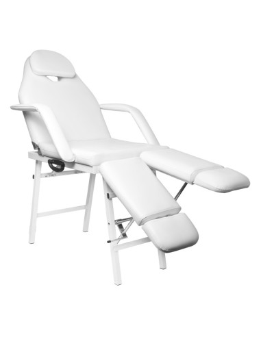 Fotel kosmetyczny składany P270 pedi biały 
