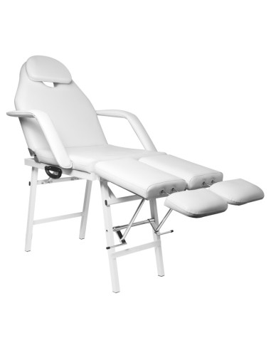 Fotel kosmetyczny składany P270 pedi biały 