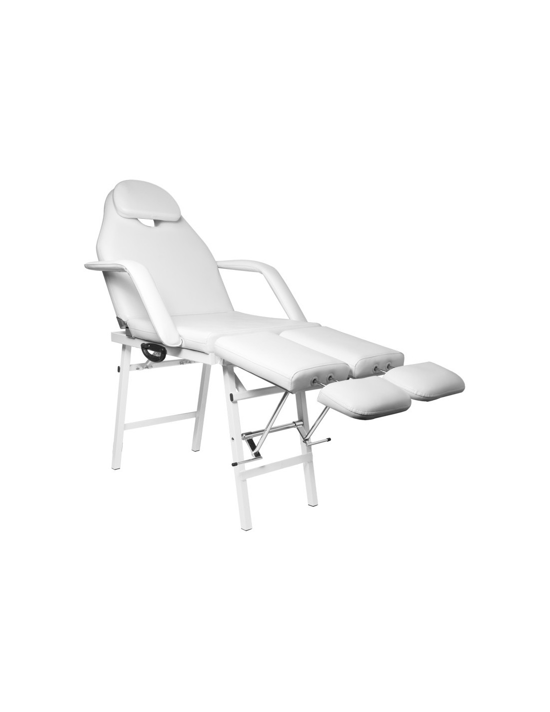 Fotel kosmetyczny składany P270 pedi biały 