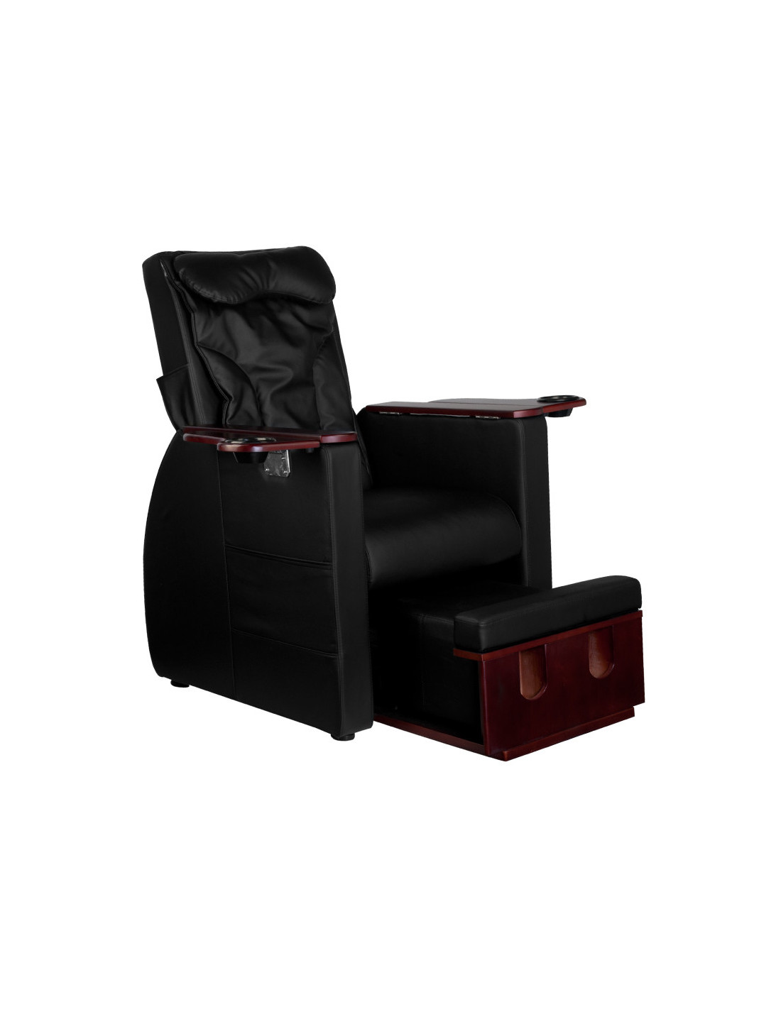 Fotel spa do pedicure z massage pleców Azzurro 101 czarny 