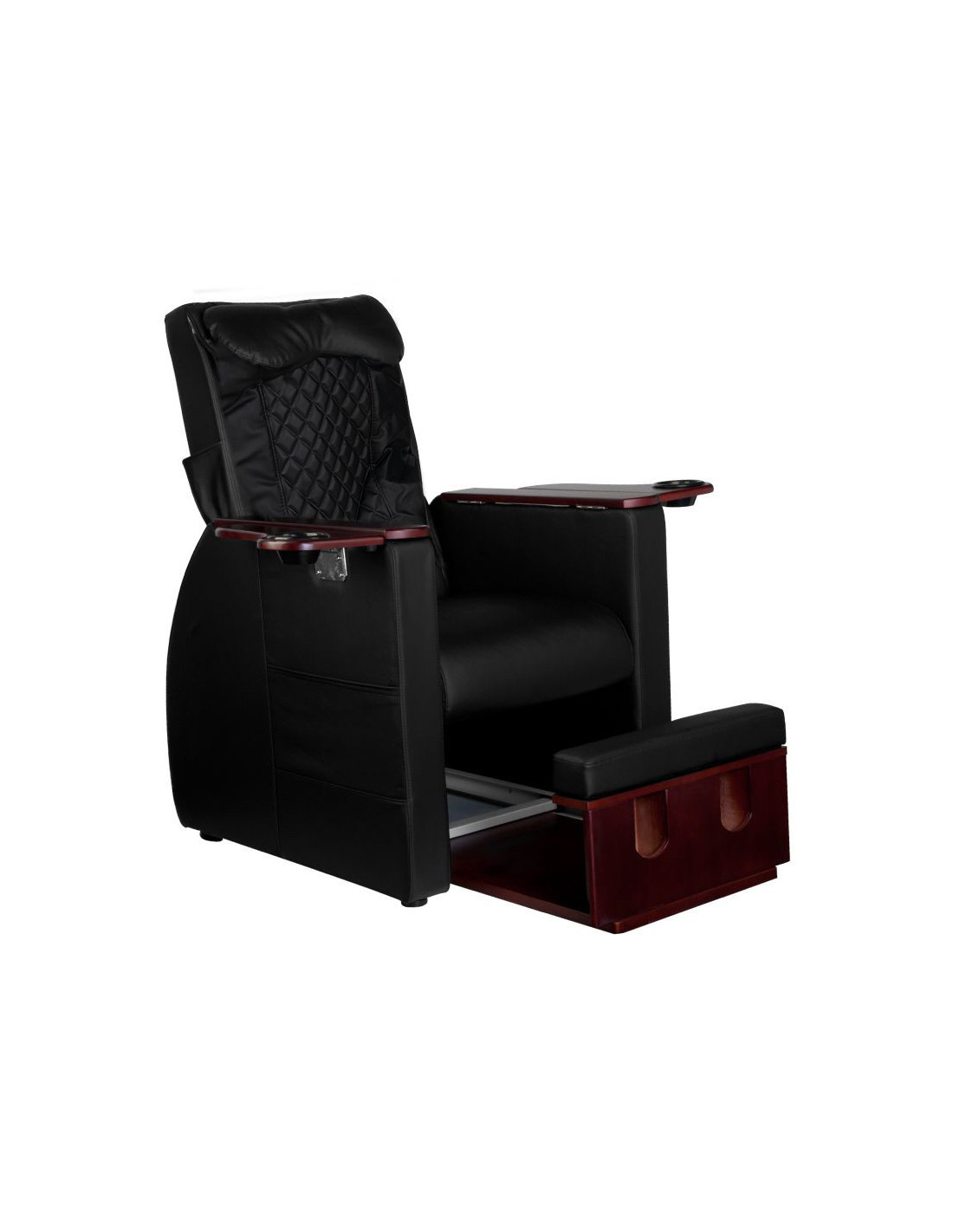 Fotel spa do pedicure z massage pleców Azzurro 101 czarny 