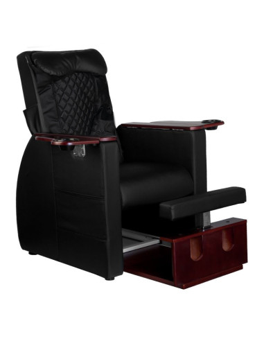 Fotel spa do pedicure z massage pleców Azzurro 101 czarny 