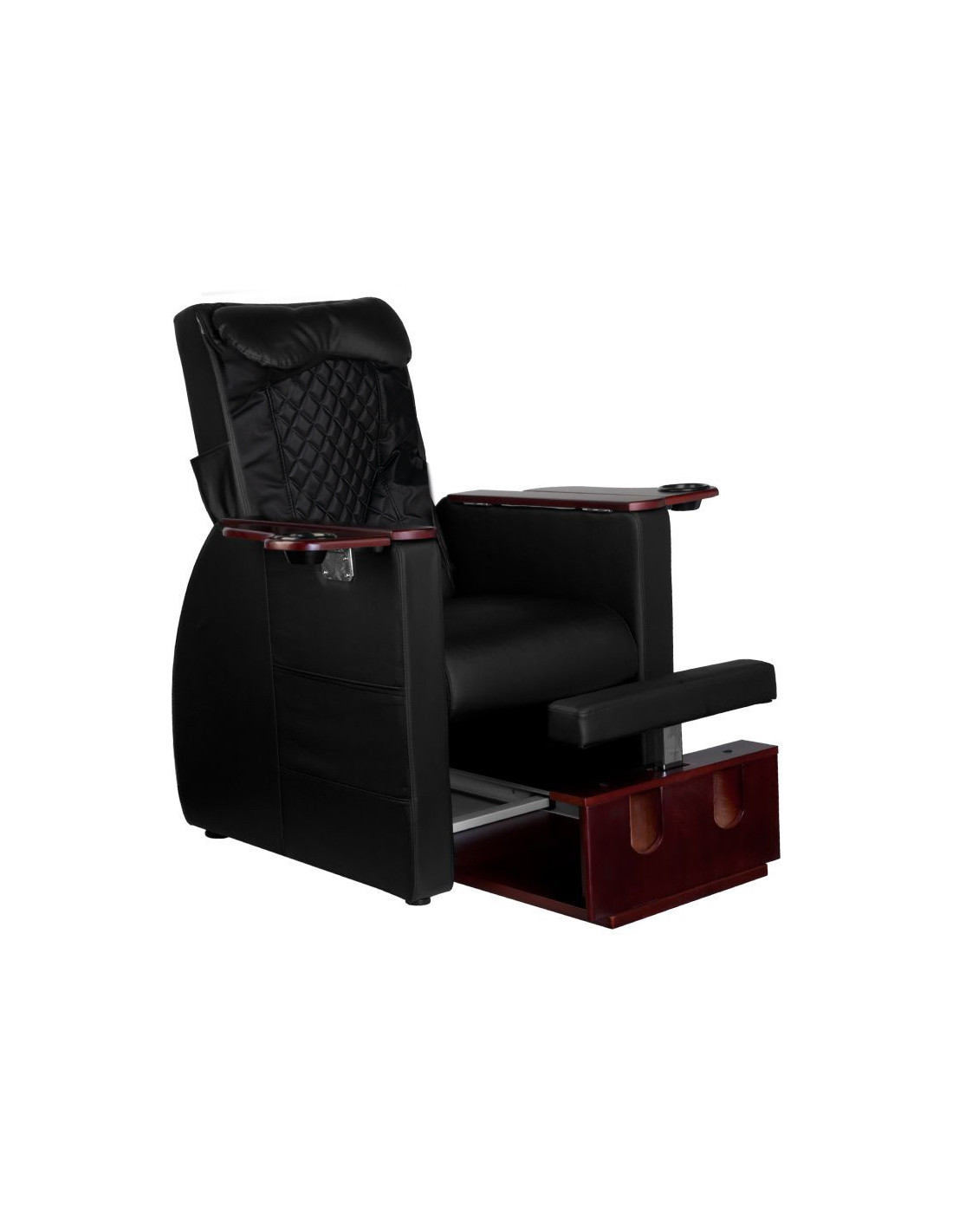 Fotel spa do pedicure z massage pleców Azzurro 101 czarny 