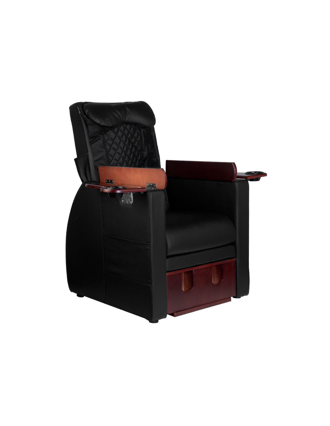 Fotel spa do pedicure z massage pleców Azzurro 101 czarny 