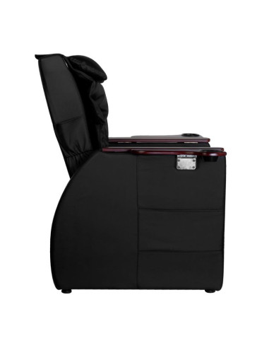 Fotel spa do pedicure z massage pleców Azzurro 101 czarny 