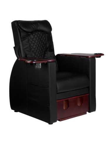 Fotel spa do pedicure z massage pleców Azzurro 101 czarny 