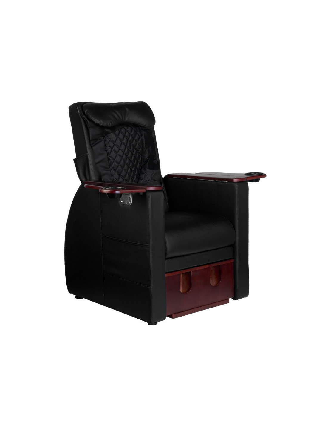 Fotel spa do pedicure z massage pleców Azzurro 101 czarny 