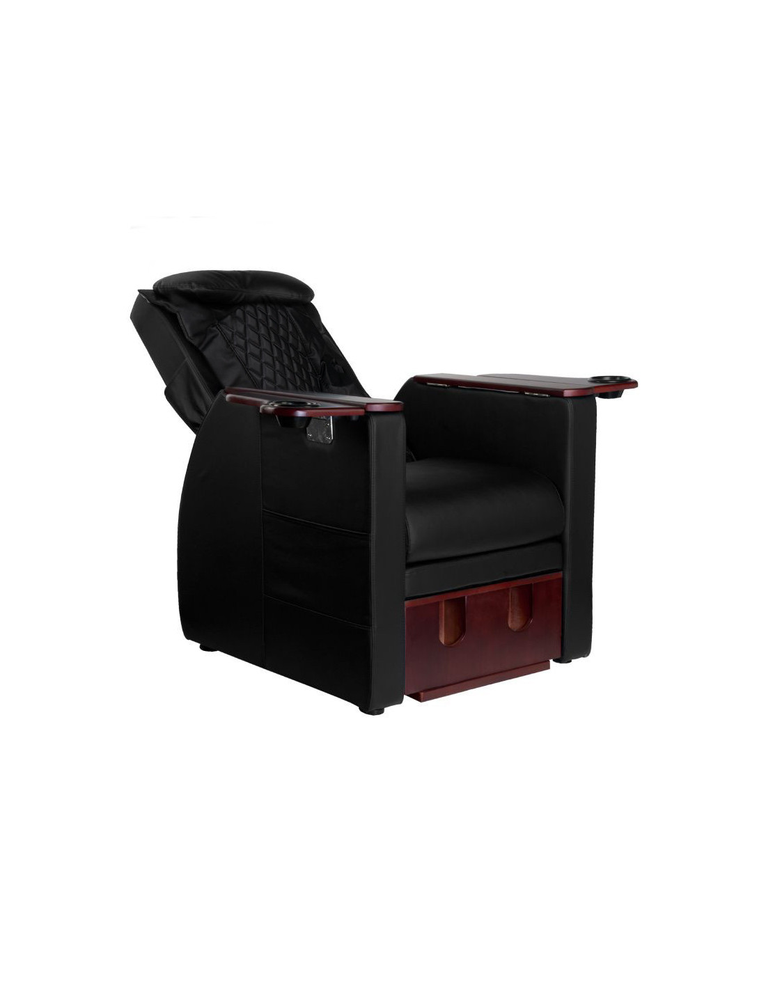 Fotel spa do pedicure z massage pleców Azzurro 101 czarny 