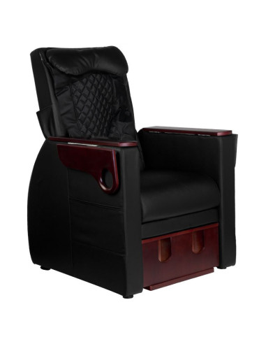 Fotel spa do pedicure z massage pleców Azzurro 101 czarny 
