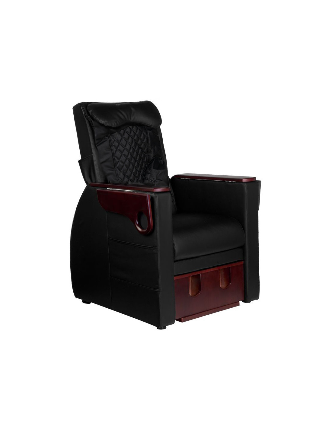 Fotel spa do pedicure z massage pleców Azzurro 101 czarny 