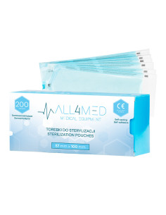 all4med autoclavable bags 57 mm x 105 mm 200 pcs.