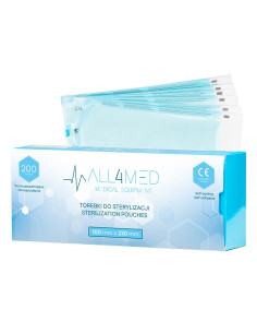 all4med autoclavable bags 100 mm x 230 mm 200 pcs.