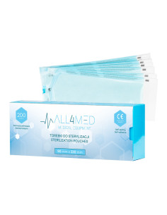 all4med autoclavable bags 90 mm x 230 mm 200 pcs.