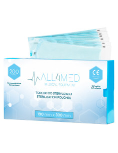 all4med autoclavable bags 190 mm x 330 mm 200 pcs.