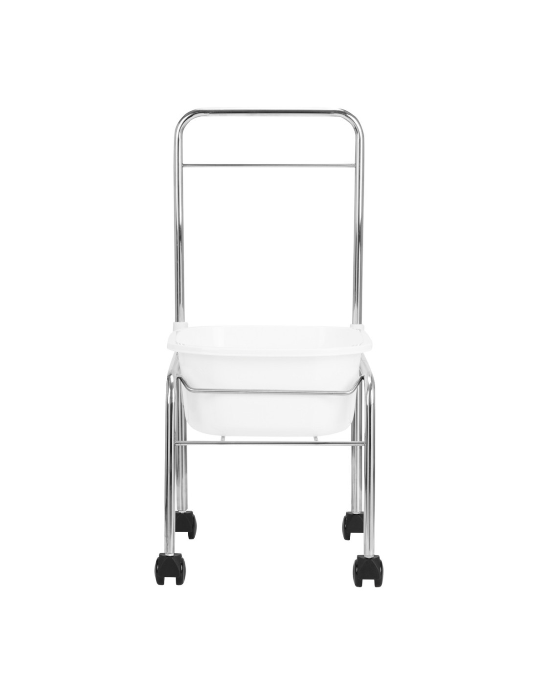 Brodzik do pedicure na kółkach chrom 