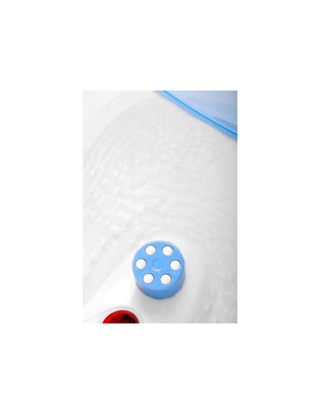 Zestaw brodzik do pedicure na kółkach chrom + masażer do stóp masażer z podtrzymaniem temp. AM-506A 