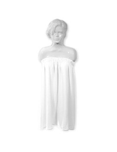 White terry cloth cape