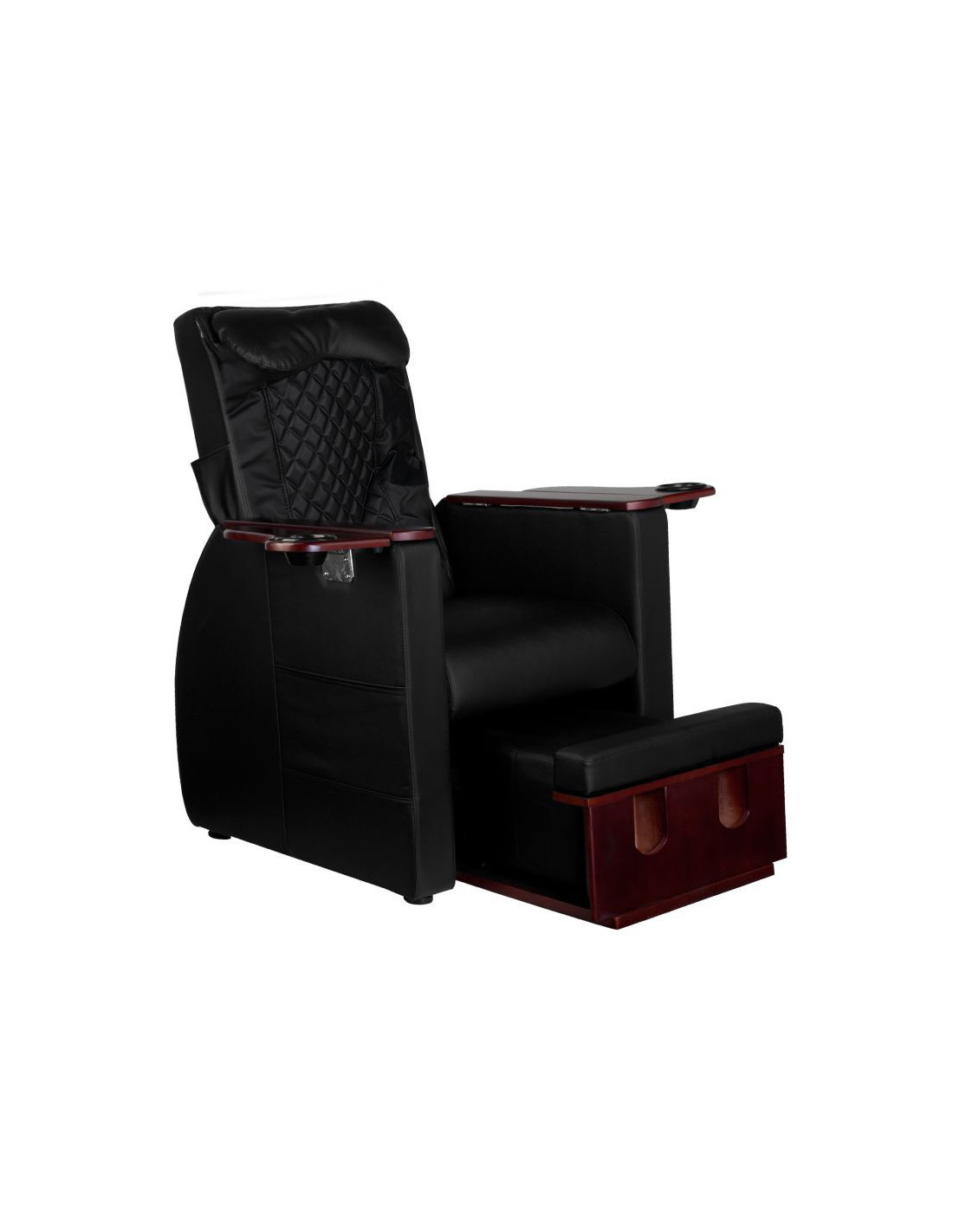 Fotel spa do pedicure z massage pleców Azzurro 101 czarny 