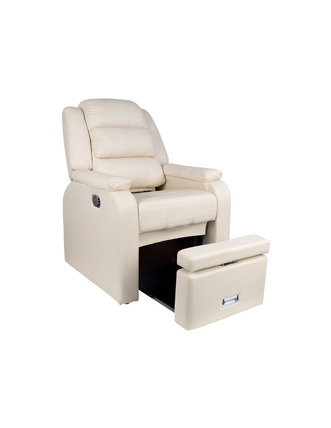 Fotel spa do pedicure Hilton kremowy 