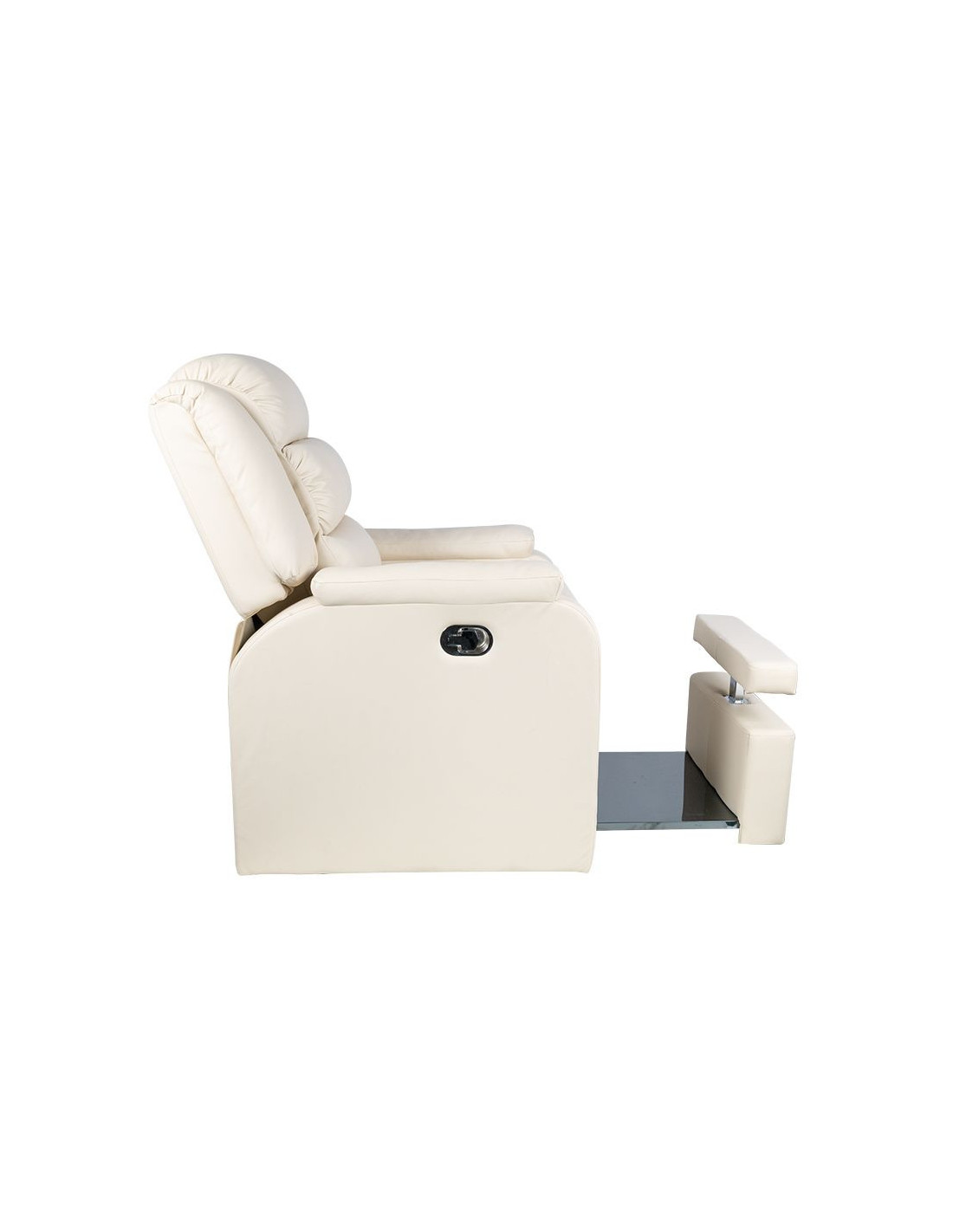 Fotel spa do pedicure Hilton kremowy 