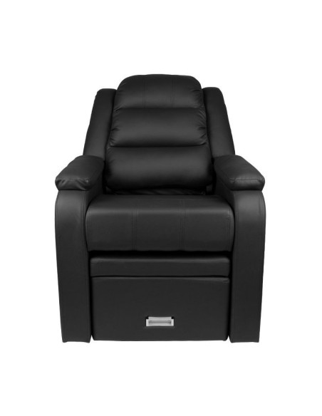 Fotel spa do pedicure Hilton czarny 