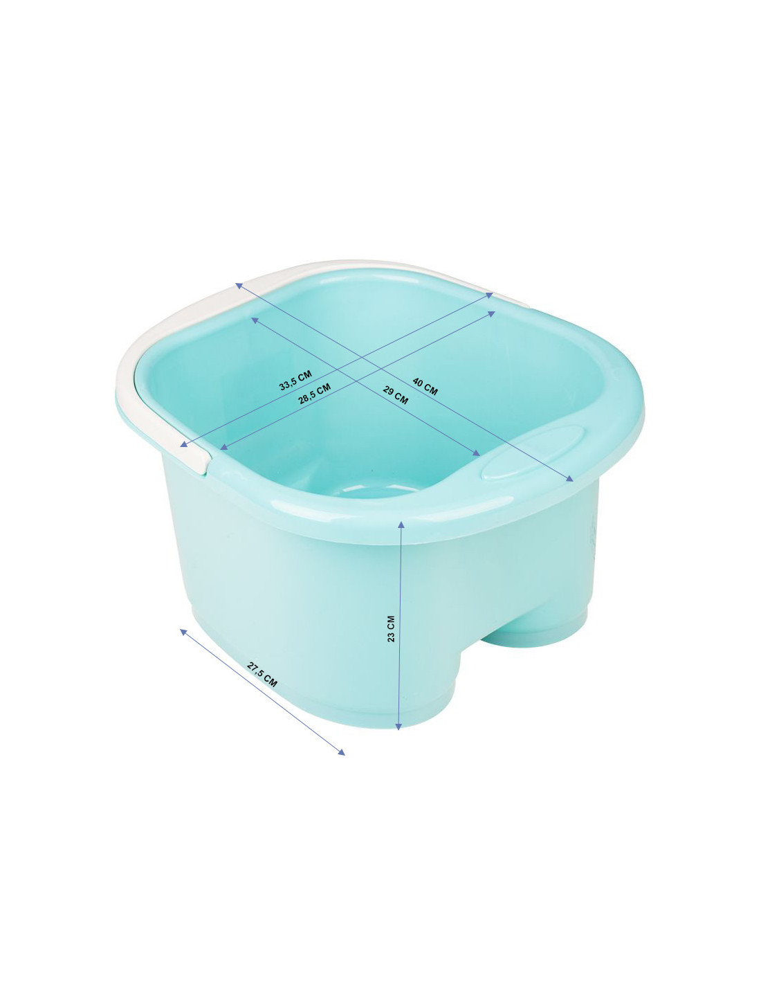 Miska do pedicure z rollerami blue Activeshop 