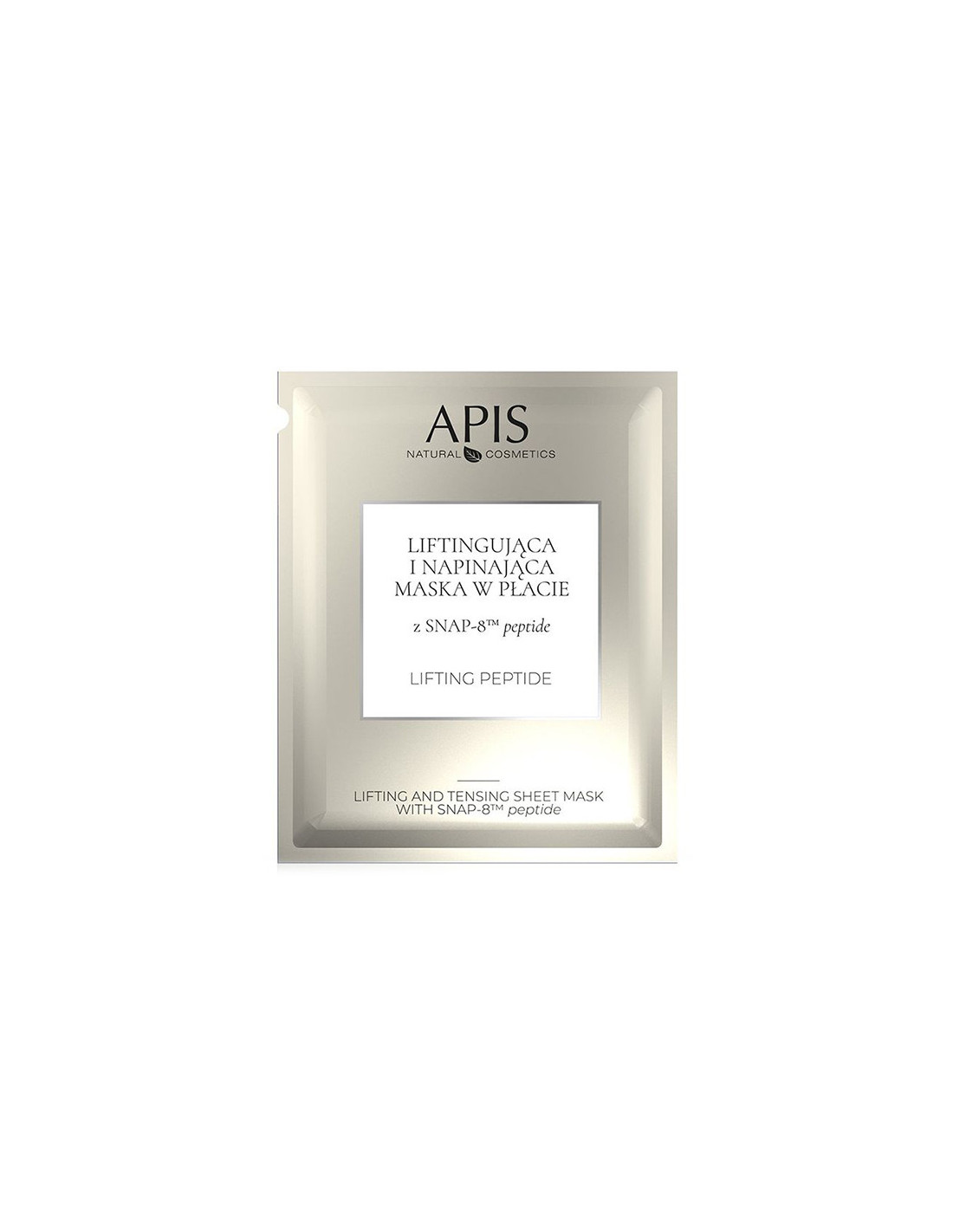 APIS LIFTING PEPTIDE Liftingująco – napinający maska w płacie z SNAP-8 TM peptide 20 g  