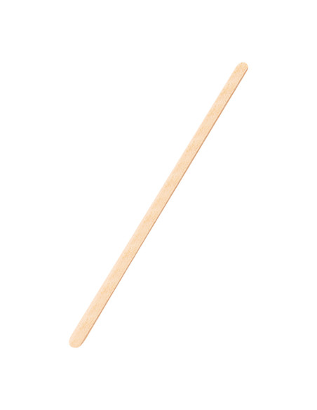 Szpatułka drewniana mała 140 x 6 x 1.4 mm - 100 sztuk 