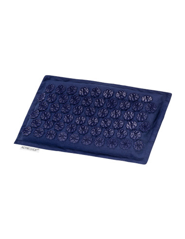 Mata do akupresury ActivFizjo premium natural granatowa z poduszką 