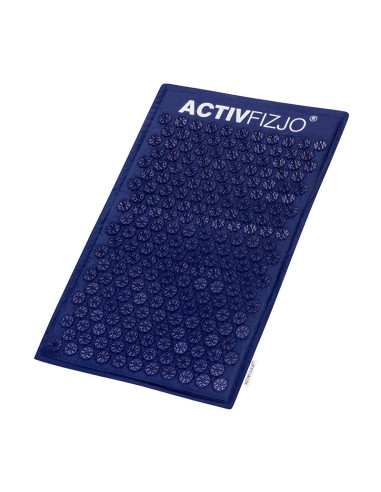 Mata do akupresury ActivFizjo premium natural granatowa z poduszką 